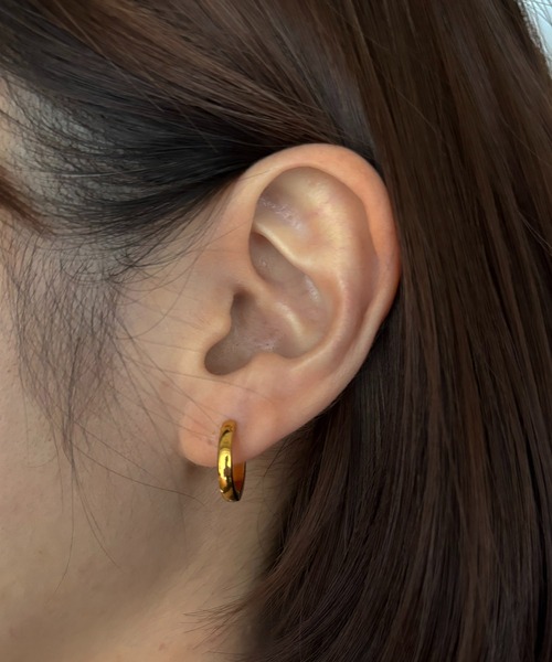 Diliraba(ディリラバ)の「【Diliraba】サージカルステンレス フープピアス A(ピアス(両耳用)・レディース・ゴールド/シルバー・FREE)」の1枚目の写真