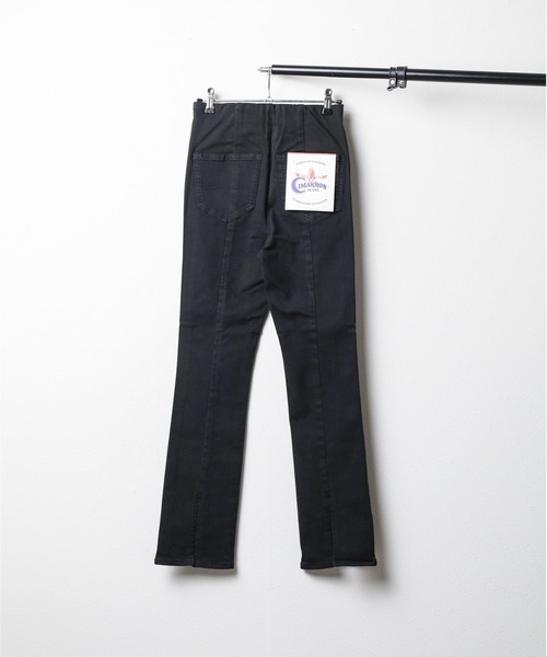 CIMARRON(シマロン)の「【CIMARRON JEANS】FIT FLARE PANTS(デニムパンツ・レディース・インディゴブルー/ブラック・24/25/26)」の6枚目の写真