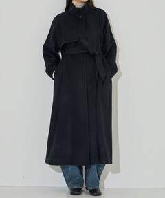 Stand collar button コート（ステンカラーコート）｜ACYM（アシーム