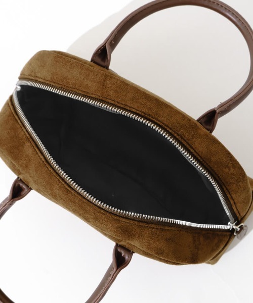 flower（フラワー）の「スエードプチバッグ（ハンドバッグ・レディース・ブラウン・FREE）」の19枚目の写真