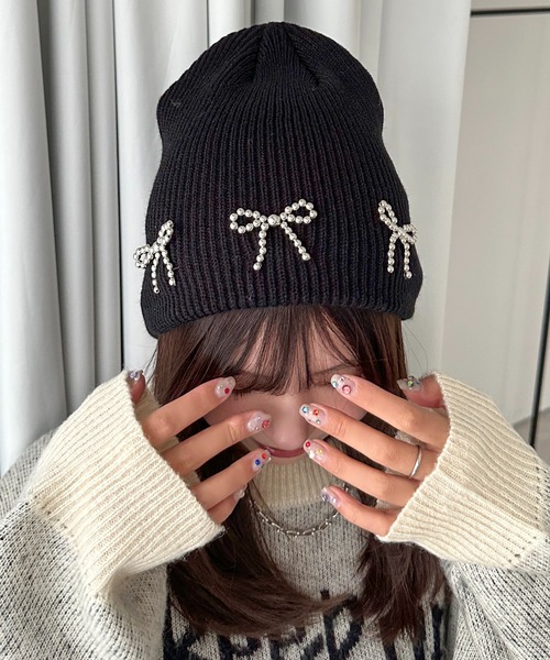 apresjour mignon×ARIAZ】アソートニット帽（ニットキャップ/ビーニー