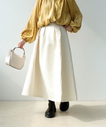 キルトエンボスフレアースカート