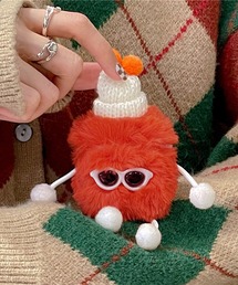 VIBGYOR（ヴィブジョー）の「LUON / ふわふわ モンスター  ぬいぐるみ  エアポッズ/エアポッズプロ ケース カバー AirPods 第1世代/第2世代/第3世代/pro/pro2（ヘッドフォン/イヤホン）」