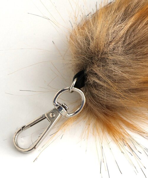 algy（アルジー）の「ファーしっぽチャーム（チャーム・キッズ・オフホワイト/ベージュ/グレー・FREE）」の12枚目の写真