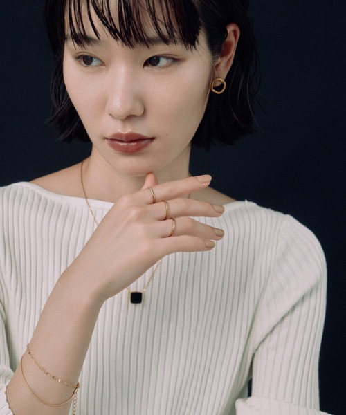 novice（ノーヴィス）の「【novice】CZ Ring 3 set［Stainless］（リング・レディース・ゴールド/シルバー・11/16/13）」の5枚目の写真