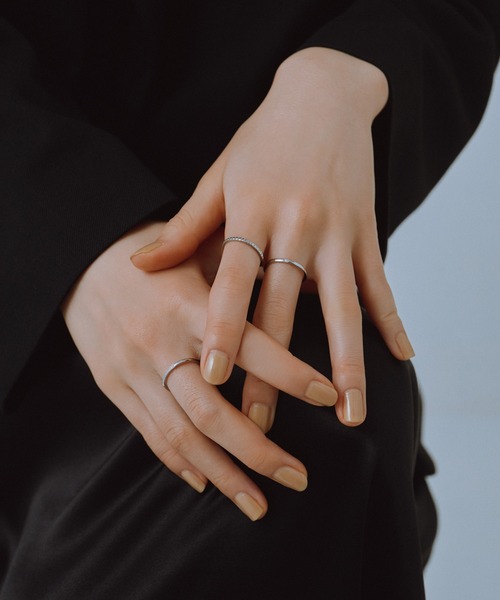 novice（ノーヴィス）の「【novice】CZ Ring 3 set［Stainless］（リング・レディース・ゴールド/シルバー・11/16/13）」の10枚目の写真