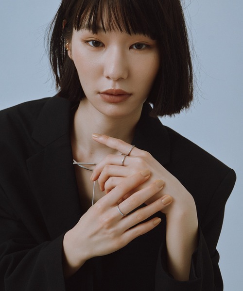 novice（ノーヴィス）の「【novice】CZ Ring 3 set［Stainless］（リング・レディース・ゴールド/シルバー・11/16/13）」の11枚目の写真