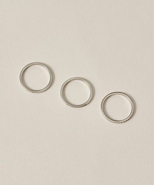 novice（ノーヴィス）の「【novice】CZ Ring 3 set［Stainless］（リング・レディース・ゴールド/シルバー・11/16/13）」の13枚目の写真