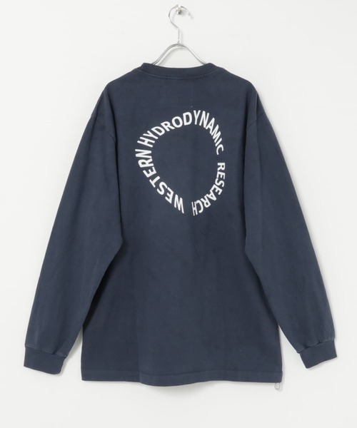 ウエスタンハイドロダイナミックリサーチ 長袖Tシャツ 黒 ウエスタンハイドロダイナミックリサーチ 長袖Tシャツ 黒
