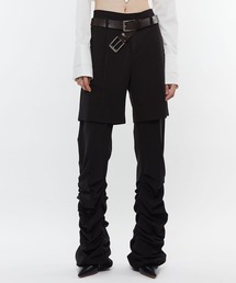 【POOLDE/プールデ】Layered Trousers/レイヤードトラウザーパンツ