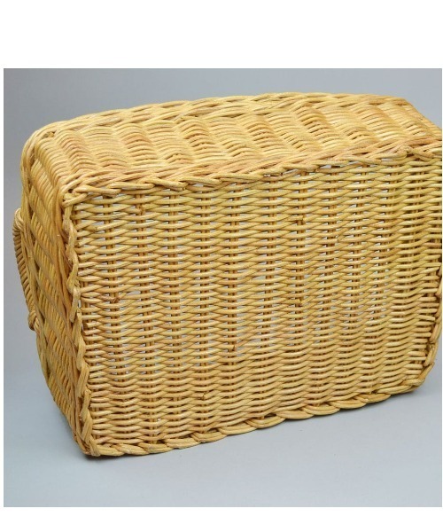 ラタン角 浅型 取っ手付き かご（かごバッグ）｜ラタンハウス（ラタンハウス）