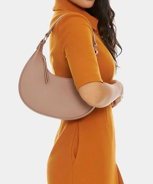 florist（フローリスト）の「軽量 レザータッチホーボーバッグ / ハンドバッグ（ハンドバッグ・レディース・ホワイト/レッド/バーガンディー/ベージュ/ブラック/オフホワイト・FREE）」の4枚目の写真