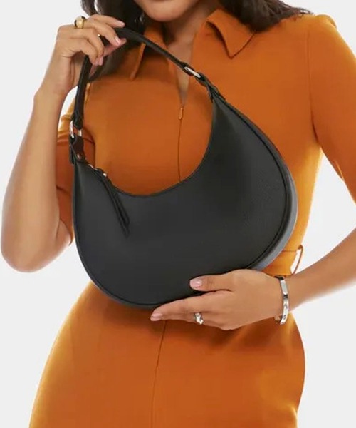 florist（フローリスト）の「軽量 レザータッチホーボーバッグ / ハンドバッグ（ハンドバッグ・レディース・ホワイト/レッド/バーガンディー/ベージュ/ブラック/オフホワイト・FREE）」の3枚目の写真