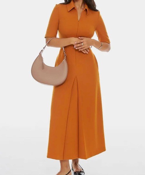 florist（フローリスト）の「軽量 レザータッチホーボーバッグ / ハンドバッグ（ハンドバッグ・レディース・ホワイト/レッド/バーガンディー/ベージュ/ブラック/オフホワイト・FREE）」の16枚目の写真