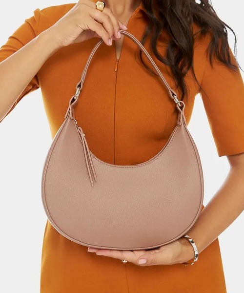 florist（フローリスト）の「軽量 レザータッチホーボーバッグ / ハンドバッグ（ハンドバッグ・レディース・ホワイト/レッド/バーガンディー/ベージュ/ブラック/オフホワイト・FREE）」の15枚目の写真