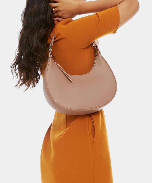 florist（フローリスト）の「軽量 レザータッチホーボーバッグ / ハンドバッグ（ハンドバッグ・レディース・ホワイト/レッド/バーガンディー/ベージュ/ブラック/オフホワイト・FREE）」の14枚目の写真