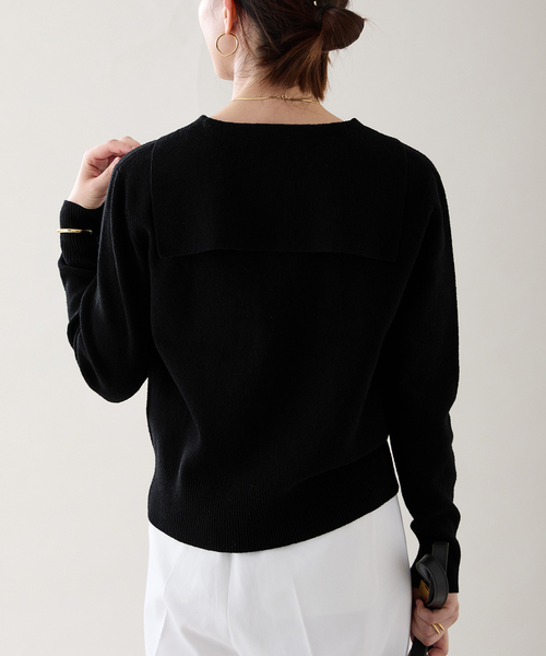 セール】GOLD point sailor knit（ニット/セーター）｜VERMEIL par