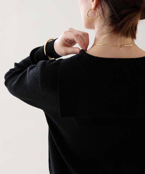 セール】GOLD point sailor knit（ニット/セーター）｜VERMEIL par