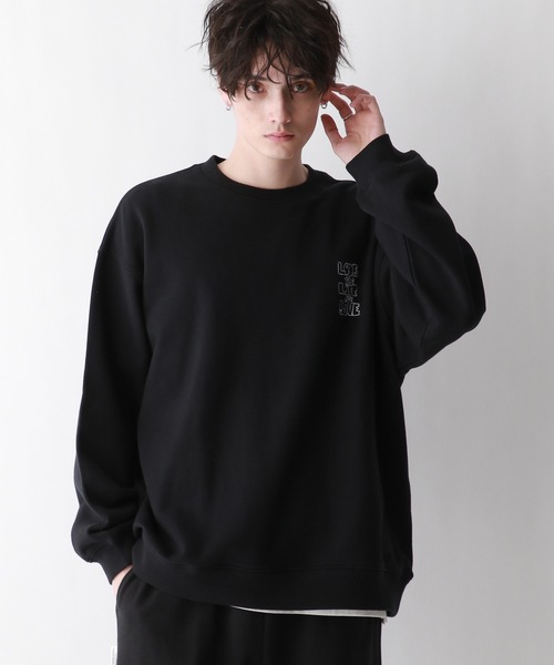 RAGEBLUE(レイジブルー)の「【chottokakuhito/チョットカクヒト】コラボプリントスウェット(スウェット・メンズ・ネイビー/ホワイト/ピンク/ブラック・MEDIUM/LARGE)」の13枚目の写真