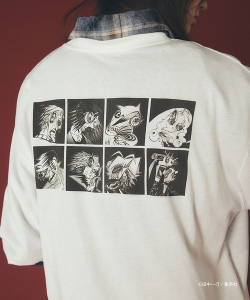 FOREVER 21(フォーエバー トゥエンティーワン)の「【ヤングジャンプ45周年】ジャンケットバンクロングTシャツ(UNISEX)(Tシャツ/カットソー・レディース・ブラック系その他/オフホワイト/ブラック・FREE)」の7枚目の写真