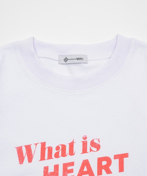 What Is Heart(ワットイズハート)の「apple graphic half sleeve T-shirt - アップルグラフィックTシャツ -(Tシャツ/カットソー・レディース・グレー系その他/ホワイト系その他/ホワイト系その他2/グレー系その他2・MEDIUM/SMALL)」の9枚目の写真