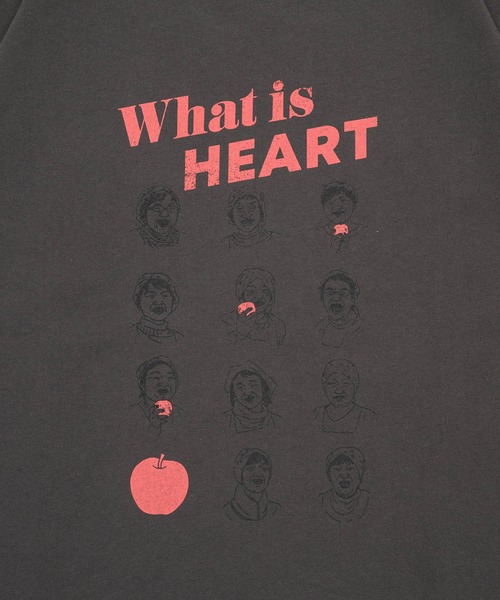 What Is Heart(ワットイズハート)の「apple graphic half sleeve T-shirt - アップルグラフィックTシャツ -(Tシャツ/カットソー・レディース・グレー系その他/ホワイト系その他/ホワイト系その他2/グレー系その他2・MEDIUM/SMALL)」の17枚目の写真