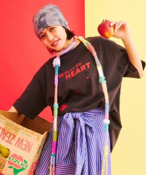 アップルティー♡ セール】apple graphic half sleeve T-shirt - アップル