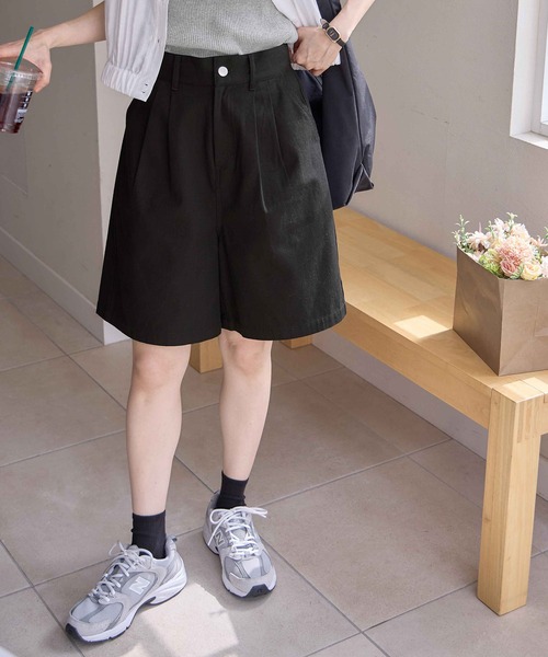 CHAN ME(チャンミ)の「コットンハーフパンツ(その他パンツ・レディース・ブラック/ベージュ・MEDIUM/LARGE/X-LARGE)」の11枚目の写真