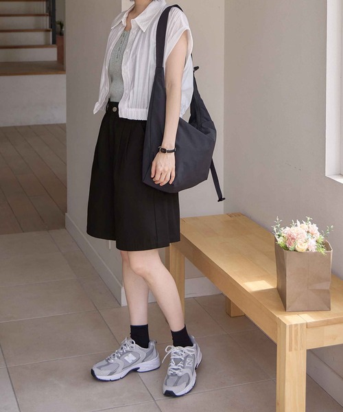 CHAN ME(チャンミ)の「コットンハーフパンツ(その他パンツ・レディース・ブラック/ベージュ・MEDIUM/LARGE/X-LARGE)」の13枚目の写真