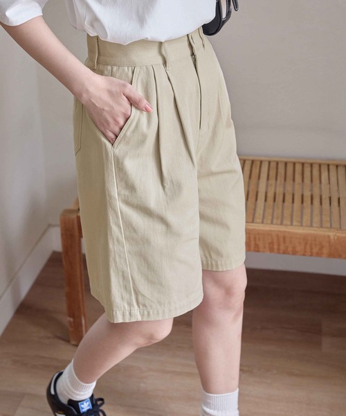 CHAN ME(チャンミ)の「コットンハーフパンツ(その他パンツ・レディース・ブラック/ベージュ・MEDIUM/LARGE/X-LARGE)」の18枚目の写真