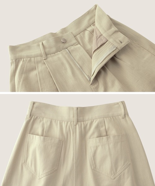 CHAN ME(チャンミ)の「コットンハーフパンツ(その他パンツ・レディース・ブラック/ベージュ・MEDIUM/LARGE/X-LARGE)」の4枚目の写真