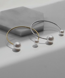 abaskdesign（アバスクデザイン）の「金属アレルギー対応 パールブレスレット（ブレスレット）」