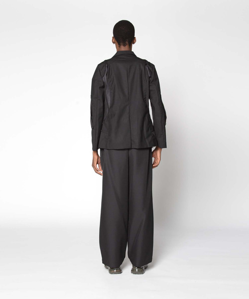 yoshiokubo(ヨシオクボ)の「yoshiokubo ヨシオクボ / FULL ARMER JACKET フルアーマージャケット / YKS25506(テーラードジャケット・メンズ・ブラウン/ブラック・2/3)」の7枚目の写真