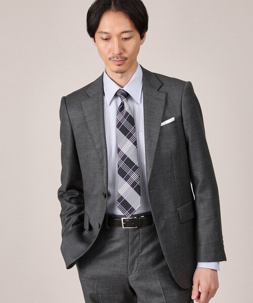 TAKEO KIKUCHI(タケオキクチ)の「ブリティッシュチェック シルクネクタイ(ネクタイ・メンズ・グリーン系その他3/ワイン系1/ネイビー系1・00)」の11枚目の写真