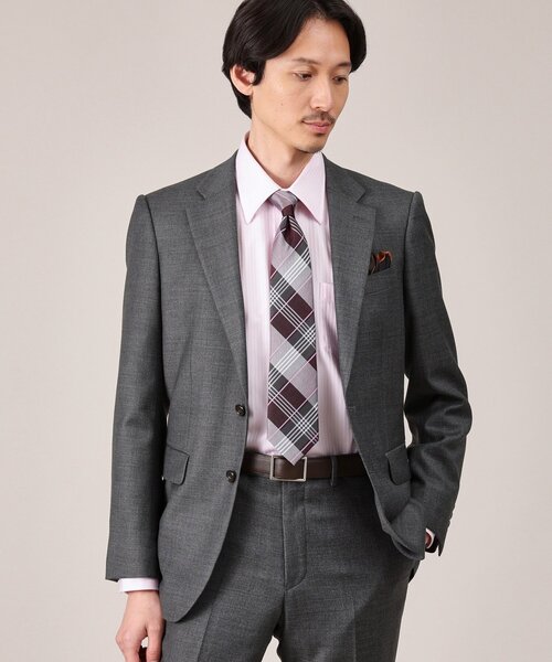 TAKEO KIKUCHI(タケオキクチ)の「ブリティッシュチェック シルクネクタイ(ネクタイ・メンズ・グリーン系その他3/ワイン系1/ネイビー系1・00)」の13枚目の写真
