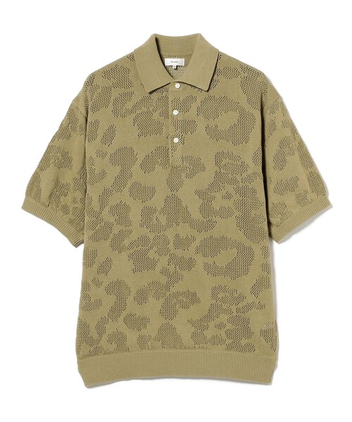 BEAMS（ビームス）の「12ゲージ メッシュ ポロシャツ（ポロシャツ・メンズ・サックスブルー/グリーン系その他4・L/M/S/XL）」の2枚目の写真
