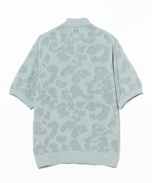 BEAMS / 12ゲージ メッシュ ポロシャツ BEAMS PLUS（ビームス プラス）Zip Knit Polo Mesh（シャツ