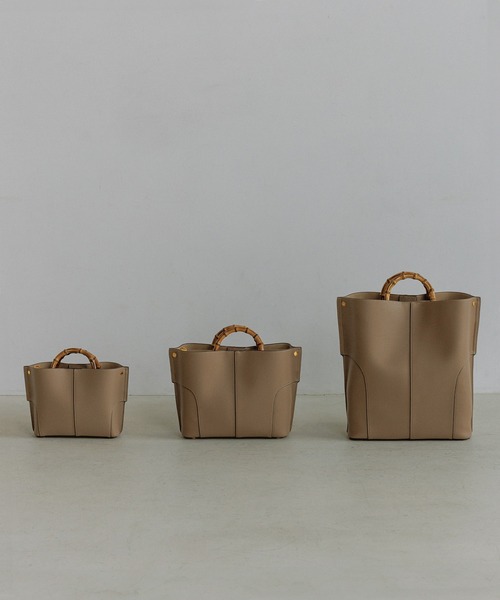 E'POR】BAMBOO BAG Large【通勤】【A4対応】（トートバッグ）｜E'POR