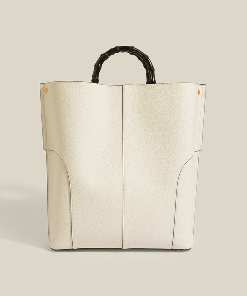E'POR】BAMBOO BAG Large【通勤】【A4対応】【25SS】（トート