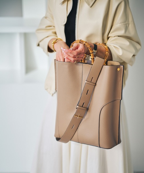 E'POR】BAMBOO BAG Large【通勤】【A4対応】【25AW】（トート