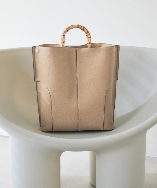 E'POR】BAMBOO BAG Large【通勤】【A4対応】【25AW】（トート