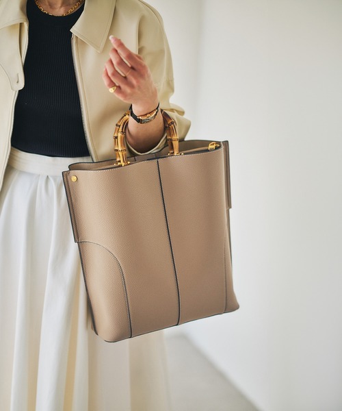 E'POR】BAMBOO BAG Large【通勤】【A4対応】（トートバッグ）｜E'POR