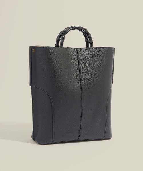 E'POR】BAMBOO BAG Large【通勤】【A4対応】【25AW】（トートバッグ