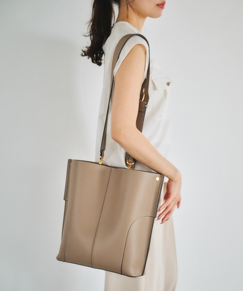 新作美品【E'POR】BAMBOO BAG Large【25SS】 E'POR トートバッグ 「E'POR」BAMBOO BAG Large「通勤」「A4対応