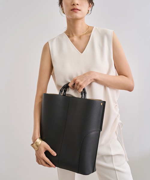 BON【E＇POR】BAMBOO BAG Large【通勤】【A4対応】 E'POR】BAMBOO BAG Large【通勤】【A4対応】（トートバッグ）｜E'POR