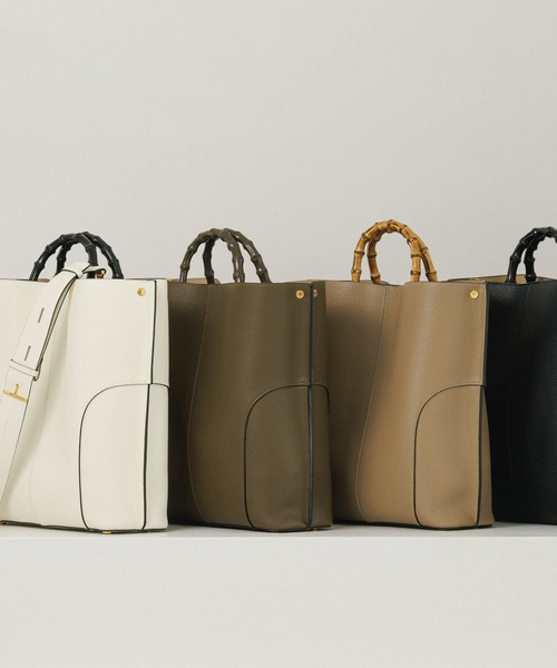 E'POR】BAMBOO BAG Large【通勤】【A4対応】【25AW】（トートバッグ
