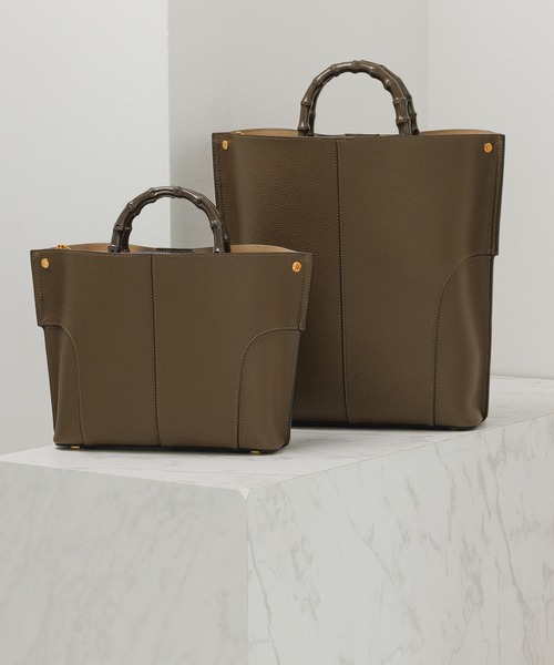 E'POR】BAMBOO BAG Large【通勤】【A4対応】【25AW】（トートバッグ