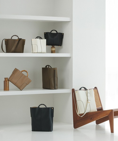 E'POR】BAMBOO BAG Large【通勤】【A4対応】（トートバッグ）｜E'POR