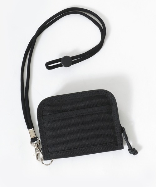 Lee（リー）の「Lee（リー）ブランドワンポイントロゴ刺繍ラウンドファスナー財布/ネックストラップ付きウォレット（財布・メンズ・ブラック×ブルー/ブラック×グリーン/ブラック/ブラック×レッド・FREE）」の7枚目の写真