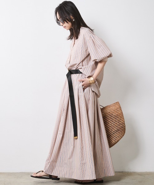 CHIC STYLE(シックスタイル)の「綿100%袖口リブアウトポケットブラウス<大きいサイズ有>シックスタイル(シャツ/ブラウス・レディース・ネイビー/ベージュ系/ブルー系・L/M/5L/4L/3L/LL)」の7枚目の写真